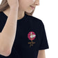 Organic Surfer Girl Embroidery T-shirt Black/French Navy/Ocean Depth/Heather Grey/White