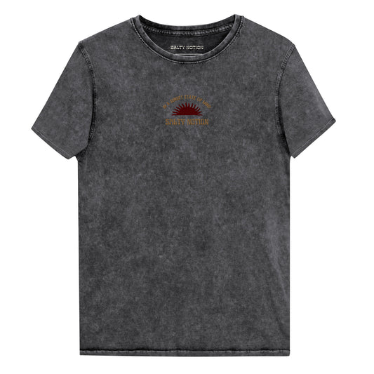 In A Sunset State Of Mind Embroidery T-Shirt