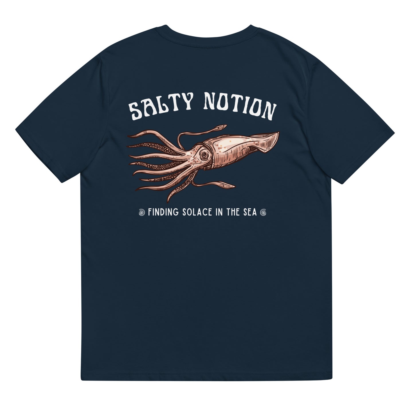 Finding solace in the sea organic cotton t-shirt