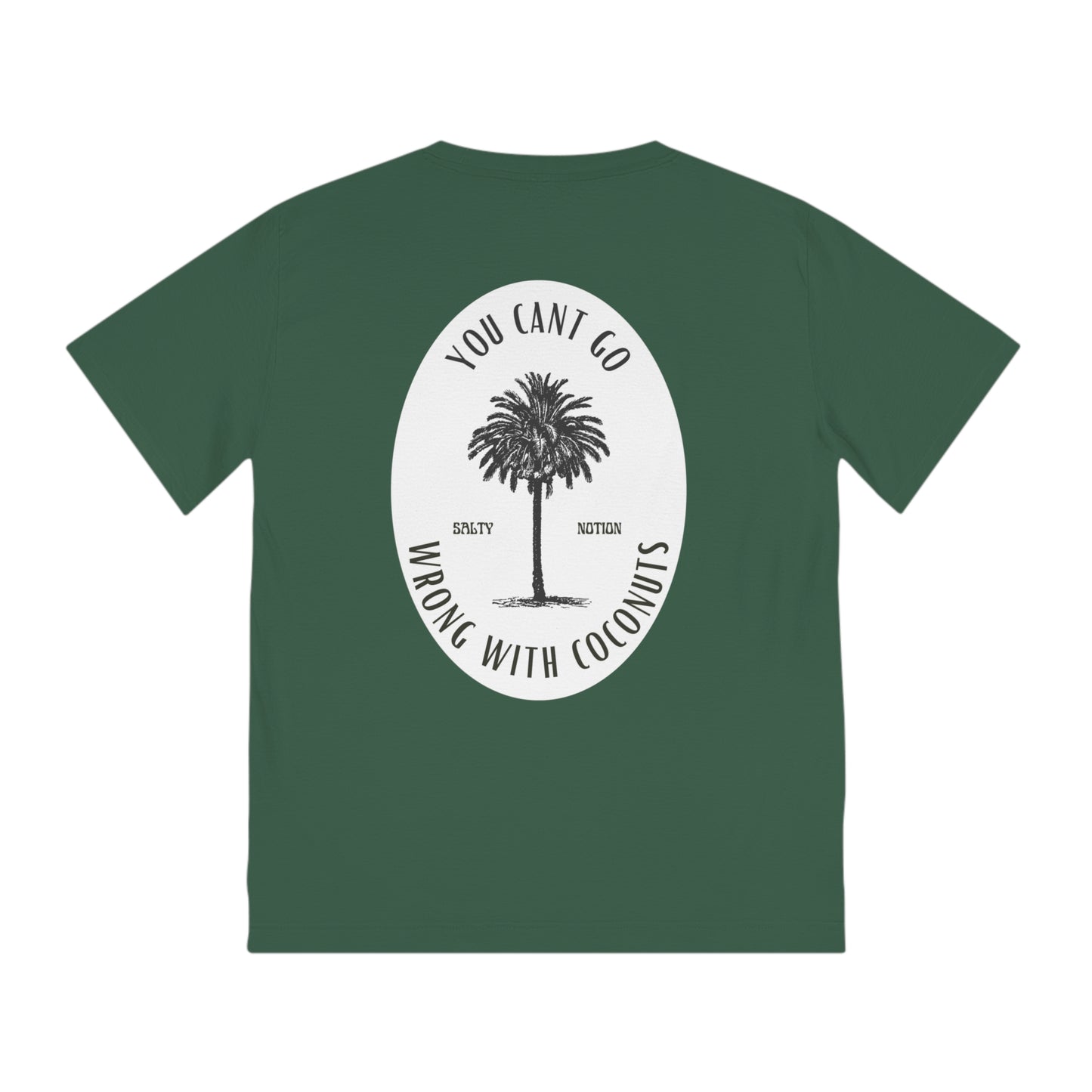 Organic Coconuts  T-Shirt Black/Jade Tide/Navy